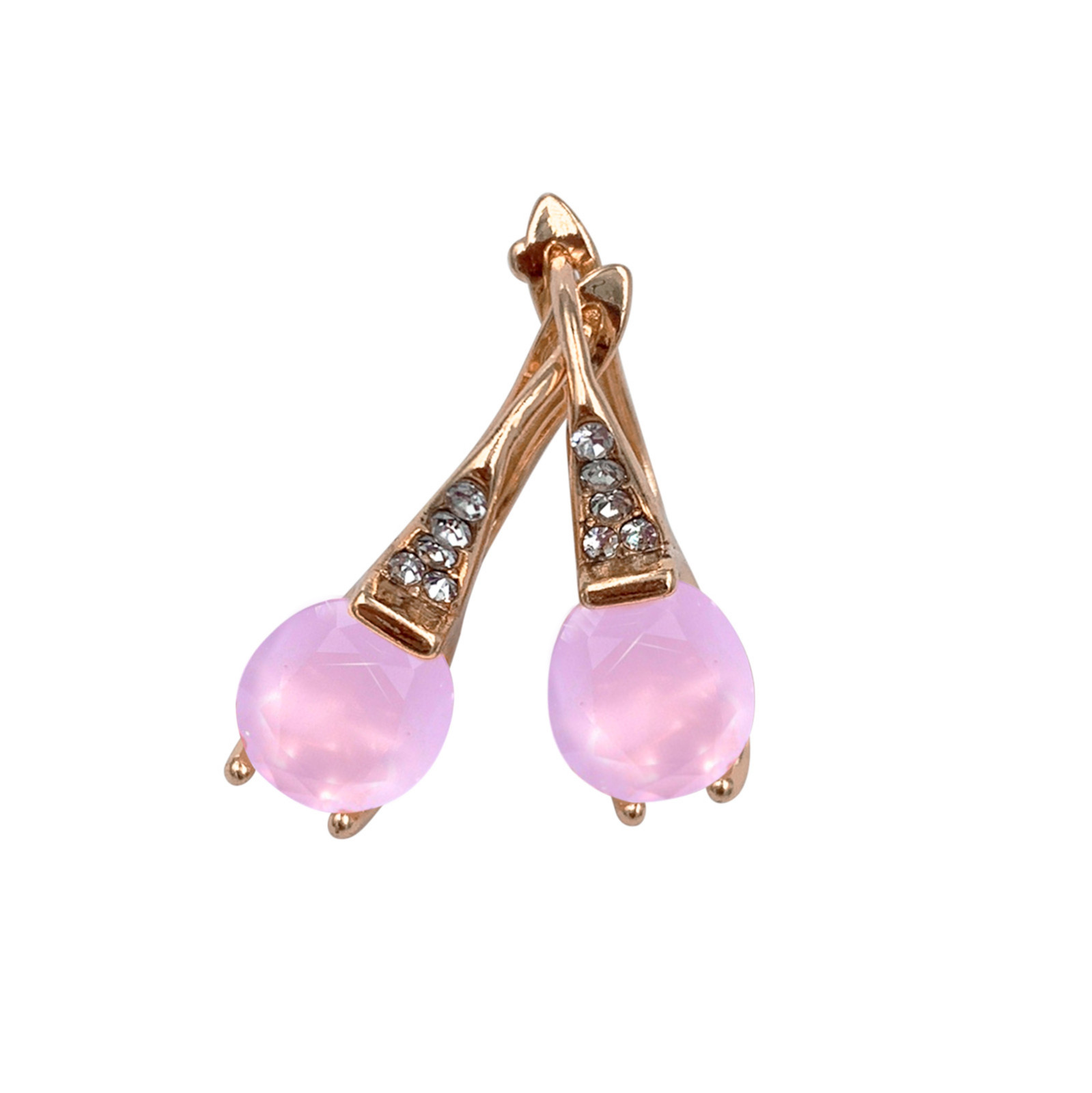 thumbnail image 2 of WILLBEST Aretes Pequeños Para Mujer Pendientes Oro Rosa Pendientes Ovalados Mujer, 2 of 2